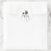 Rond Sticker Toy Fox Terrier (Sac)