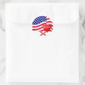 Rond Sticker Travel Florida Love (Sac)