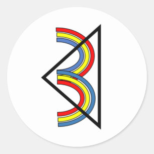 Rond Sticker TROISIÈME AGER
