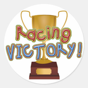 Rond Sticker Trophée Gold Racy