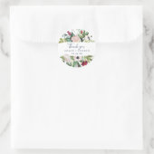 Rond Sticker Tropical Breeze Merci Favoriser (Sac)