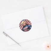 Rond Sticker Trump Epic Superhero (Enveloppe)