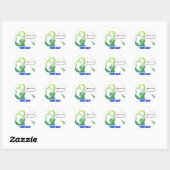 Rond Sticker Tstars (Feuille)