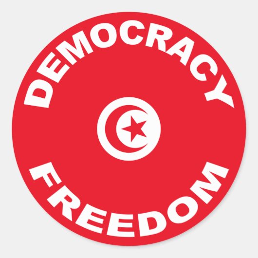 Rond Sticker tunisien (Devant)