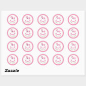 Rond Sticker TY pour Cheval Rocking (Feuille)