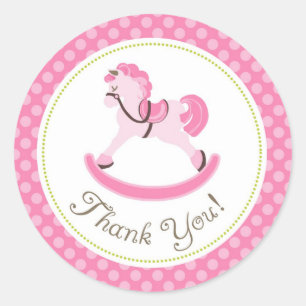 Rond Sticker TY pour Cheval Rocking