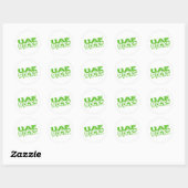 Rond Sticker Uae (Feuille)