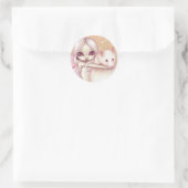 Rond Sticker "Un Beau Rat" (Sac)