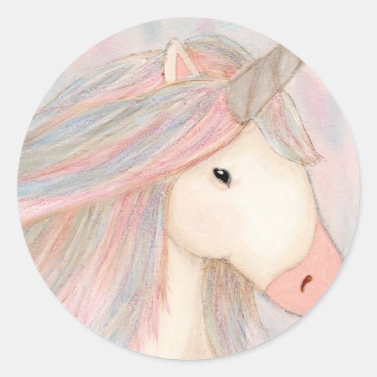 Rond Sticker Unicorn (Devant)