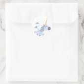 Rond Sticker Unicorn Carton Trotting (Sac)