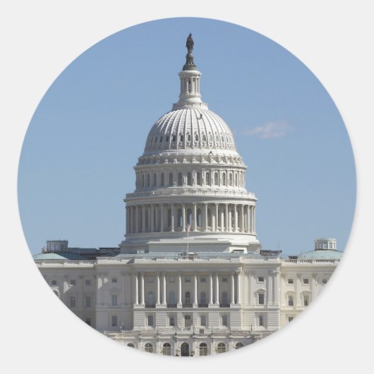 Rond Sticker US Capitol (Devant)