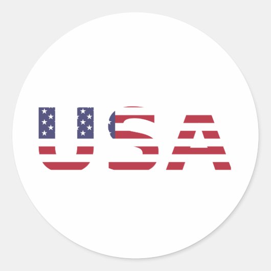 Rond Sticker USA (Devant)