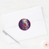 Rond Sticker "Valentine Dragon" (Enveloppe)