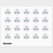 Rond Sticker Valentine hors du monde (Feuille)