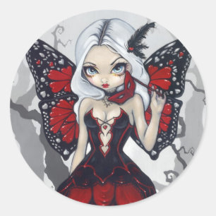 Rond Sticker "Valentine Masquerade"