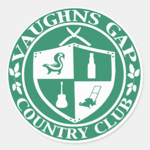 Rond Sticker Vaughns Gap Country Club