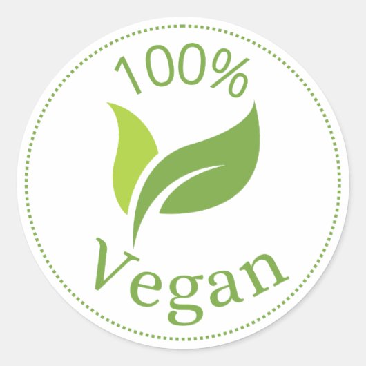 Rond Sticker Vegan Clean (Devant)
