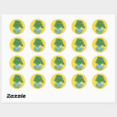 Rond Sticker Veggie Garden (Feuille)