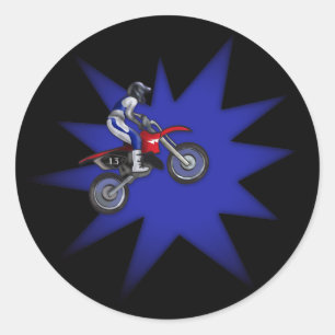 Rond Sticker Vélo Peint