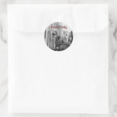 Rond sticker Venice, Italie (Sac)