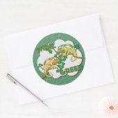 Rond Sticker vert (Enveloppe)