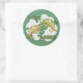 Rond Sticker vert (Sac)
