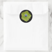Rond Sticker vert et bleu Petunia (Sac)