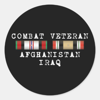 Rond Sticker Vet Combat