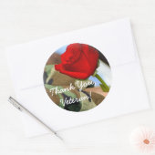Rond Sticker vétéran Merci (Enveloppe)