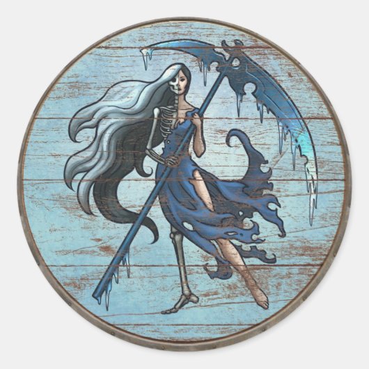 Rond Sticker Viking Shield - Hel (Devant)