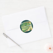 Rond Sticker Vineyard de Californie (Enveloppe)