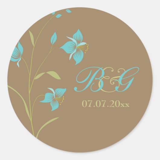 Rond Sticker vintage Lily (Devant)
