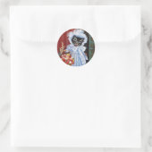Rond Sticker vintage pour chat, Arthur Thiele (Sac)