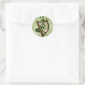 Rond Sticker vintage St Patrick's Day Classic Round (Sac)