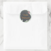 Rond Sticker vintage Thanksgiving (Sac)