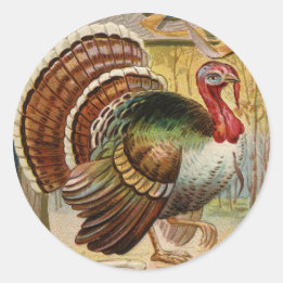 Rond Sticker vintage Turquie ronde