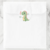Rond sticker vinyle Dino (Sac)