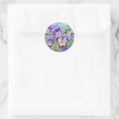 Rond Sticker "Violas" (Sac)