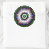 Rond Sticker violet vert et bleu Super Nova (Sac)