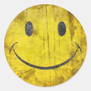 Rond Sticker Visage Perdu