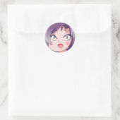 Rond Sticker Visage Valk Pikachu (Sac)