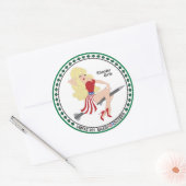 Rond Sticker VMFAT-101 "Shooter Girls" - Kara (Enveloppe)