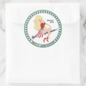 Rond Sticker VMFAT-101 "Shooter Girls" - Kara (Sac)