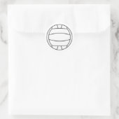 Rond Sticker Volleyball (Sac)