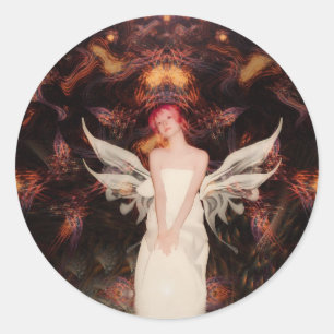 Rond Sticker WaitingWings