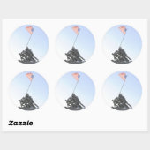 Rond sticker War Memorial (Feuille)