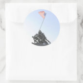 Rond sticker War Memorial (Sac)