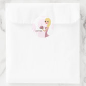 Rond Sticker Wavy 311 Café Blonde (Sac)