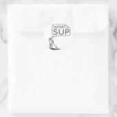 Rond Sticker Whats SUP (Sac)