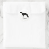 Rond Sticker Whippet (Sac)